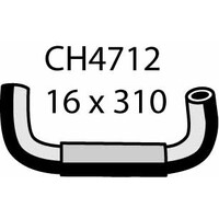 Mackay Rubber Bottom Radiator Hose for Holden Colorado RC 2.4L Y24SE CH4712