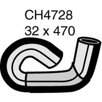 Mackay Rubber Top Radiator Hose for Holden OPEL X20DT Y20DT DIESEL CH4728