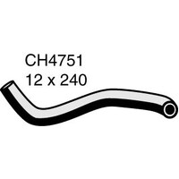 Mackay Rubber Bottom Radiator Hose for Subaru 2.5L EJ25T TURBO CH4751