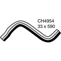 Mackay Rubber Bottom Radiator Hose for Holden F16D DOHC 16V CH4954