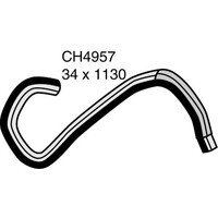 Mackay Rubber Bottom Radiator Hose for Mitsubishi 6B31 SOHC V6 24V CH4957