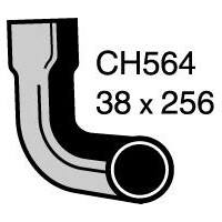 Mackay Rubber Bottom Radiator Hose for Peugeot 404 CH564