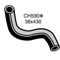 Mackay Rubber bottom radiator hose for Holden EH 179 c.i.d. CH590