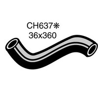 Mackay Rubber Bottom Radiator Hose for Holden HD - HR 149 179cid CH637