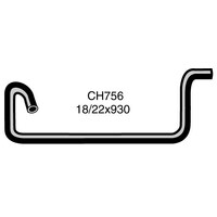 Mackay Rubber Bottom Radiator Hose for Hillman Hunter Arrow HB -HC HE CH756