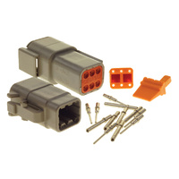 Raceworks Deutsch Dtm 6-Way Connector Kit CPS-121