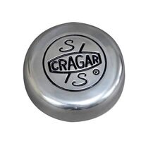 Cragar Center Cap Aluminium Polished Bolt-On S/S Style Each