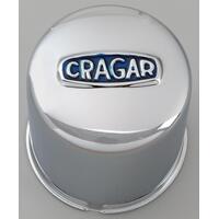 Cragar Center Cap Steel Chrome Push-Through 3.300 in. Diameter Dome Style Each