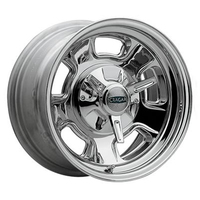 Cragar Wheel Street Pro Steel Chrome 15 in. x 7 in. 5 x 4.5/4.75 in. Bolt Circle 3.5 in. Backspace Each