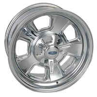 Cragar Wheel Street Pro Steel Chrome 17 in. x 8 in. 5 x 4.5/4.75 in. Bolt Circle 4.25 in. Backspace Each