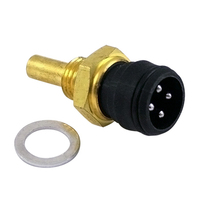 Coolant temp sensor for Mercedes Benz 190E 2.3 W201 9/90 - 10/92 M102 E23 SOHC 8v MPFI 4cyl 2.3L 4D Sedan Manual RWD round 4 pin plug