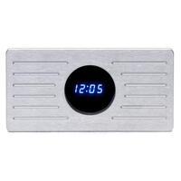 Dakota Digital Clock Panel w/ VFD Clock Brushed/Satin 1939 For Ford Aluminum Each ALC-39-CLK