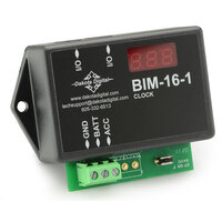 Dakota Digital Clock Module Electric Black Plastic 12 or 24 hr. Formats Each BIM-16-1