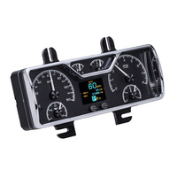 Dakota Digital Gauge Kit Analog/Digital Black Background 1940 For Ford Custom Kit HDX-40F