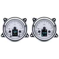 Dakota Digital Gauge Kit Analog/Digital Silver Background Multicolour Display 1947-53 For Chevrolet Kit HDX-47C-PU-S