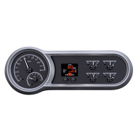 Dakota Digital Gauge Kit Analog/Digital Black Background Multicolour Display 1953 For Chevrolet Kit HDX-53C-K