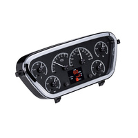 Dakota Digital Gauge Kit Analog/Digital Black Background 1953- 55 For Ford Custom Kit HDX-53F-PU