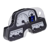 Dakota Digital Gauge Kit HDX Series Analog/Digital Silver Multicolor 1962- 84 For Toyota FJ Kit HDX-62T-FJ-S