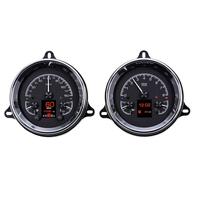 Dakota Digital Gauge Kit Analog/Digital Black Background 1964- 66 For Chevrolet Pickup Custom Kit HDX-64C-PU