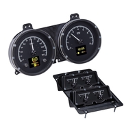 Dakota Digital Gauge Kit Analog/Digital Black Background 1968 For Chevrolet For Camaro Custom Kit HDX-68C-CAC