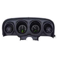 Dakota Digital Gauge Kit Analog/Digital Black Background For Ford Custom Kit HDX-69F-MUS