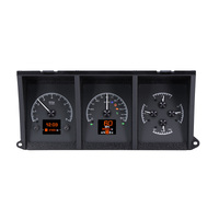 Dakota Digital Gauge Kit Analog/Digital Black Background Multicolour Display 1973- 79 For Ford Pickup Kit HDX-73F-PU-K