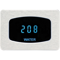 Dakota Digital Gauge Odyssey Series I Water Temperature Digital 0-300 Degrees F Chrome Bezel Blue Display Each ODY-04-1-C-B