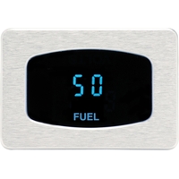 Dakota Digital Gauge Odyssey Series I Fuel Level Digital 0- 99% Chrome Bezel Blue Display Each ODY-06-1-C-B