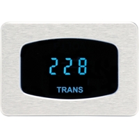 Dakota Digital Gauge Odyssey Series I Transmission Temperature Digital 0- 200Â°C Chrome Bezel Blue Display Each ODY-08-1-C-B