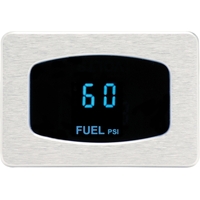 Dakota Digital Gauge Odyssey Series I High Resolution Fuel Pressure Digital 0- 100psi Chrome Bezel Blue Display Each ODY-10-2-C-B