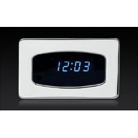 Dakota Digital Gauge Odyssey Series I Digital Clock Digital Chrome Bezel Blue Display Each ODY-16-1-C-B