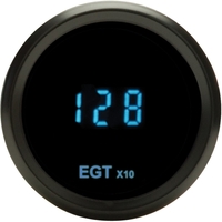 Dakota Digital Gauge Odyssey Series II Exhaust Gas Temperature Digital 65-955Â°C 2-1/16 in. Diameter Black Bezel Teal Numerals Each ODYR-12-1