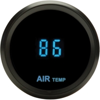 Dakota Digital Gauge Odyssey Series II Ambient Air Temp Digital 40Â° to 120Â°C 2-1/16 in. Diameter Chrome Bezel Teal Numerals Each ODYR-14-1-C