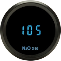 Dakota Digital Gauge Odyssey Series II Nitrous Pressure Digital 0- 2000 psi 2-1/16 in. Diameter Black Bezel Teal Numerals Each ODYR-23-1