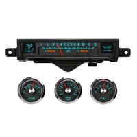 Dakota Digital Gauge Kit Direct Fit 1961- 62 For Chevrolet For Impala Analog/Digital Black Background Multicolor Illuminated Display Kit RTX-61C-IMP-X