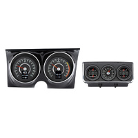 Dakota Digital Gauge Kit Direct Fit 1967 For Camaro with Console gauges Analog/Digital Black Background Multicolor Illuminated Display Kit RTX-67C-CAC