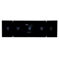 Dakota Digital Gauge Panel Series III Blue/Teal Display Five Gauge 3 in. x 12 in. Opening Each VFD3-1000-L-Z