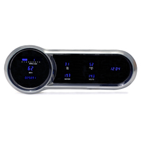 Dakota Digital Gauge Panel Series III Blue/Teal Display Chrome Bezel 1954 - 1954 For Chevrolet Each VFD3-53C-C-Z