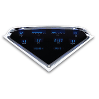 Dakota Digital Gauge Panel Series III Blue/Teal Display 1955- 59 For Chevrolet Pickup Each VFD3-55C-PU-Z