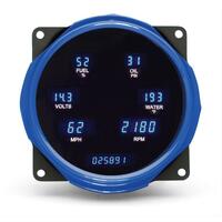 Dakota Digital Gauge Panel Series III Blue/Teal Display 1955- 86 For Jeep CJ Series Each VFD3-55J-CJ-Z