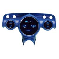 Dakota Digital Gauge Panel Series III Blue/Teal Display 1957 For Chevrolet Each VFD3-57C-Z