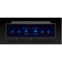 Dakota Digital Gauge Panel Series III Blue Display 1970- 72 For Chevrolet Malibu/ non SS For Chevelle/ El Camino Each VFD3-70C-MAL-B