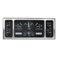 Dakota Digital Gauge Kit 1935 - 36 For Ford Analog 11.38 in. x 4.63 in. Black Background Alloy Style Face White Display VHX-35F-K-W