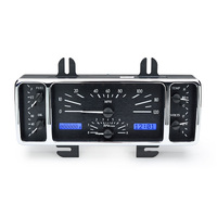 Dakota Digital Gauge Kit 1940 For Ford Analog Black Background Alloy Style Face Blue Display VHX-40F-K-B