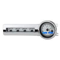 Dakota Digital Gauge Kit 1941- 48 For Chevrolet Analog Silver Background Alloy Style Face Blue Display VHX-41C-S-B