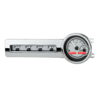 Dakota Digital Gauge Kit 1941- 48 For Chevrolet Analog Silver Background Alloy Style Face Red Display VHX-41C-S-R