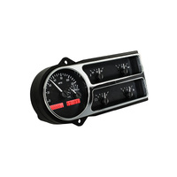 Dakota Digital Gauge Kit 1948-50 For Ford Truck Analog Black Background Alloy Style Face Red Display VHX-48F-PU-K-R