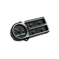 Dakota Digital Gauge Kit 1948-50 For Ford Truck Analog Black Background Alloy Style Face White Display VHX-48F-PU-K-W