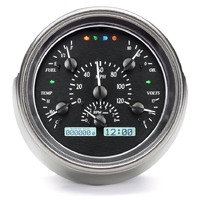 Dakota Digital Gauge Kit 1951 For Ford Analog Black Background Alloy Style Face White Display VHX-51F-K-W