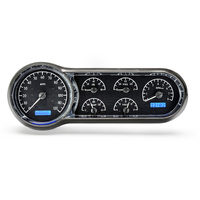 Dakota Digital Gauge Kit 1953- 54 For Chevrolet Analog Black Background Alloy Style Face Blue Display VHX-53C-K-B